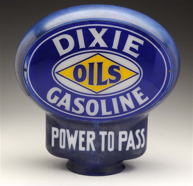 DIXIE GASOLINE POWER TO PASS KEYHOLE GLOBE COMPLETE.