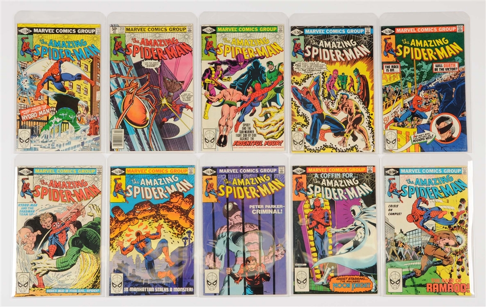 LOT OF 26 AMAZING SPIDER-MAN COMIC BOOKS 1980-1985 