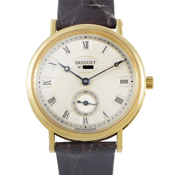 BREGUET CLASSIQUE MENS MANUALLY WOUND WHITE GOLD WATCH 