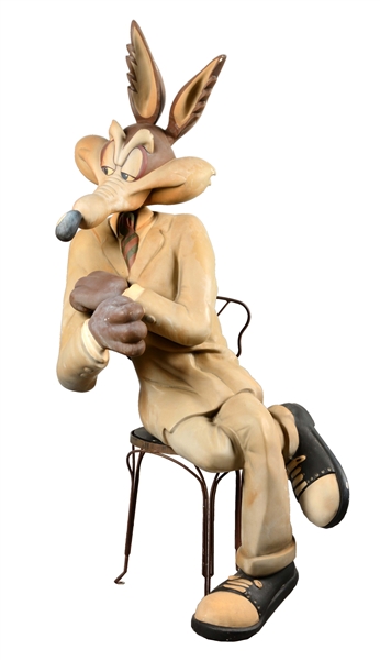 WILE E. COYOTE CHARACTER STATUE.