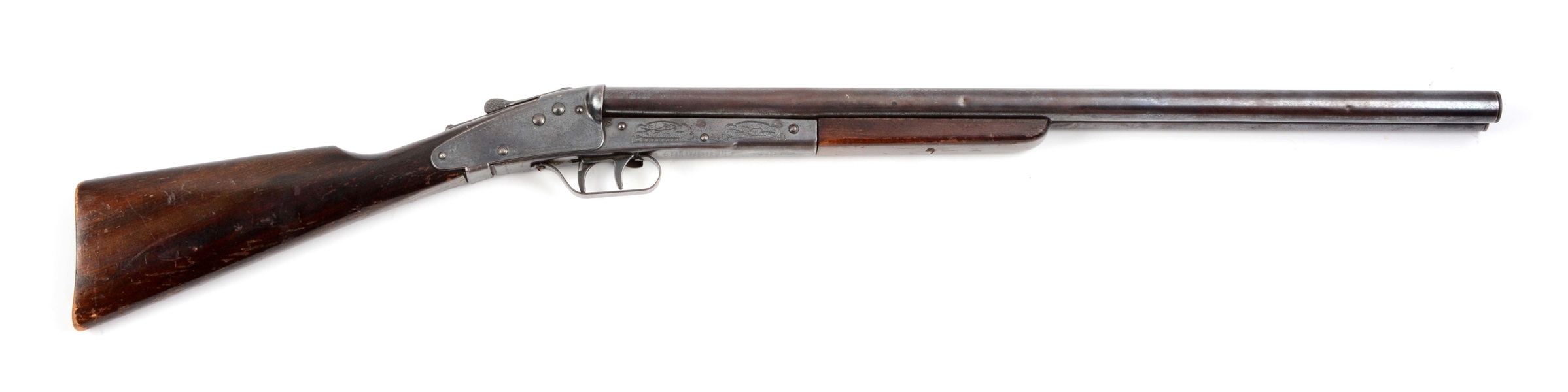 DAISY MODEL 104 SIDE BY SIDE AIR RIFLE. 