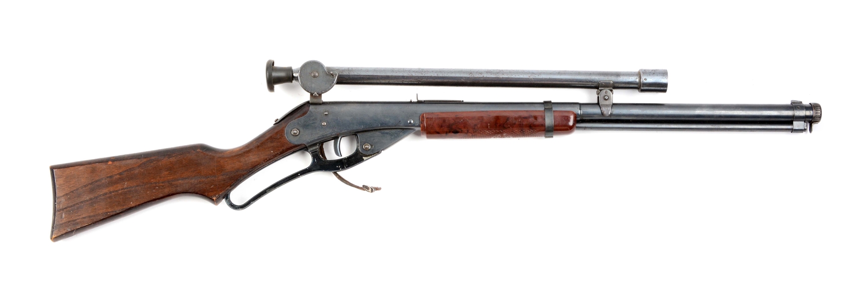 DAISY RED RIDER MODEL 40 WITH NO. 300 TARGET TELESCOPIC SIGHT.
