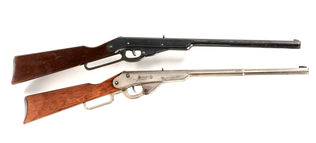 LOT OF 2 LEVER ACTION AIR RIFLES.