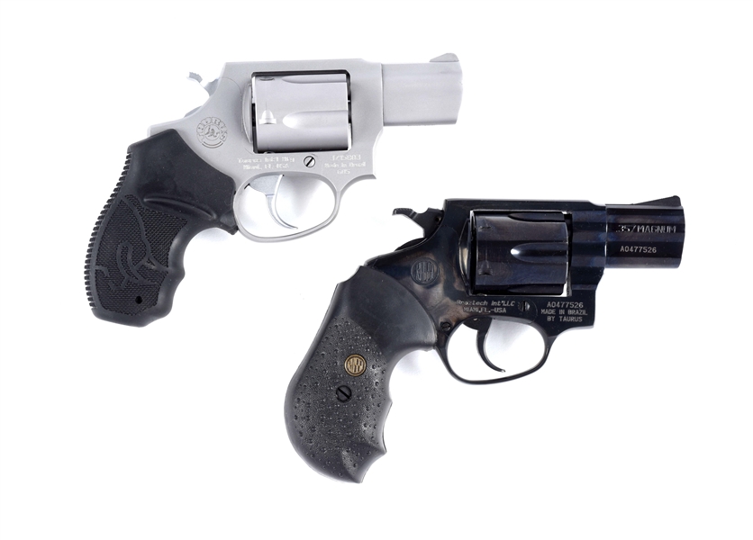 (M) LOT OF 2: TAURUS & ROSSI DOUBLE ACTION REVOLVERS.