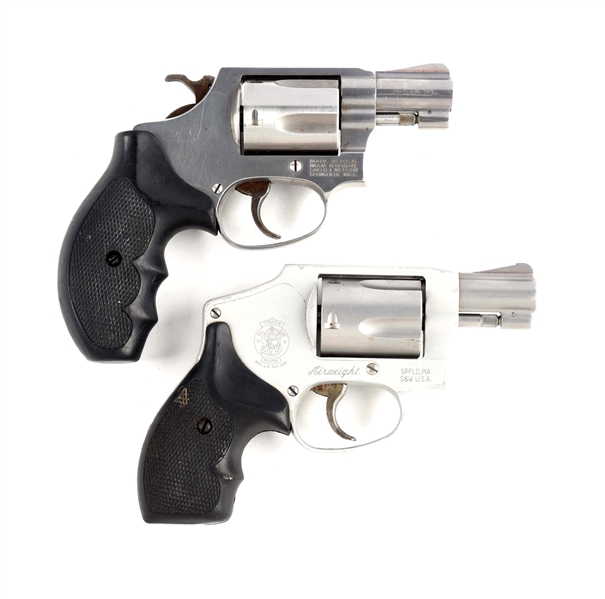 (M) LOT OF 2: S&W DOUBLE ACTION REVOLVERS.