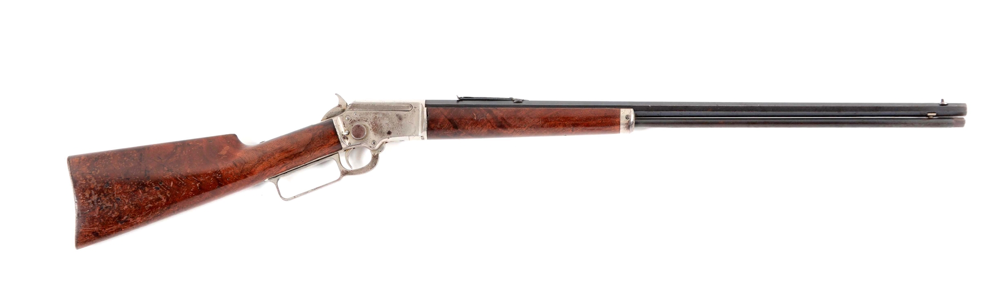 (C) MARLIN MODEL 1897 LEVER ACTION RIFLE.