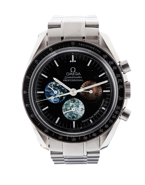 OMEGA STAINLESS STEEL SPEEDMASTER PROFESSIONAL MENS REFERENCE 35775000 CASE SERIAL 77139490.