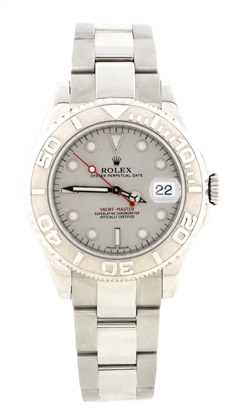 ROLEX STAINLESS STEEL YACHT-MASTER LADIES REFERENCE 168622.