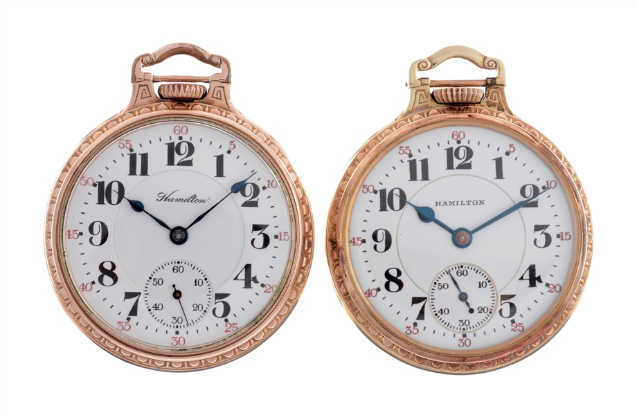 LOT OF 2: POCKET WATCHES.