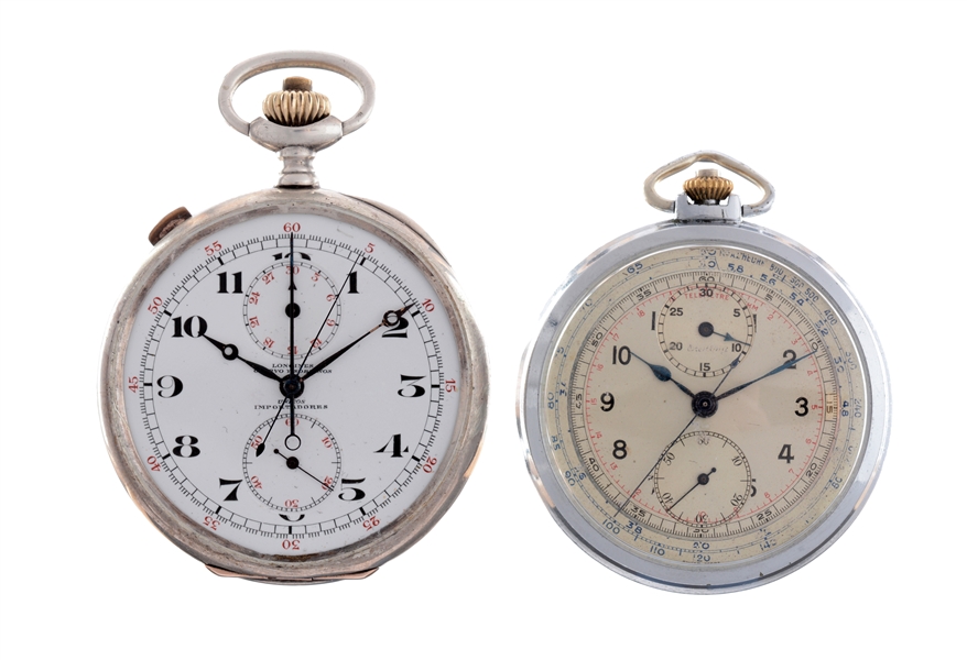 LOT OF 2: POCKET WATCHES.