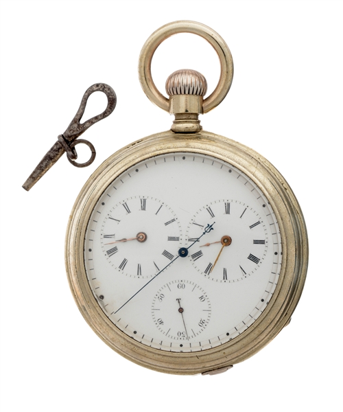 CAPTAINS TWO TRAIN POCKET WATCH.
