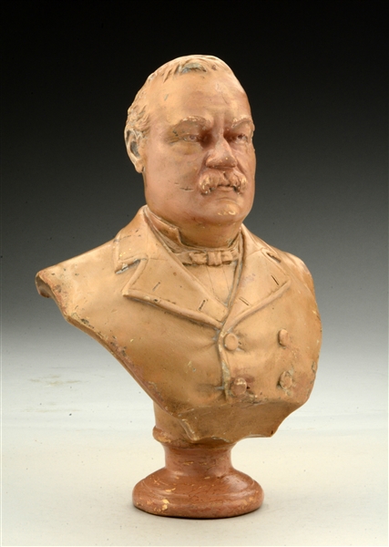 BUST OF GROVER CLEVELAND.