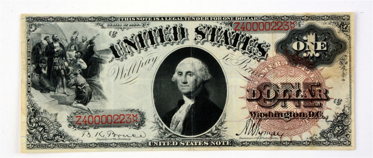 $1.00 1880 UNITED STATES NOTE FR 30.
