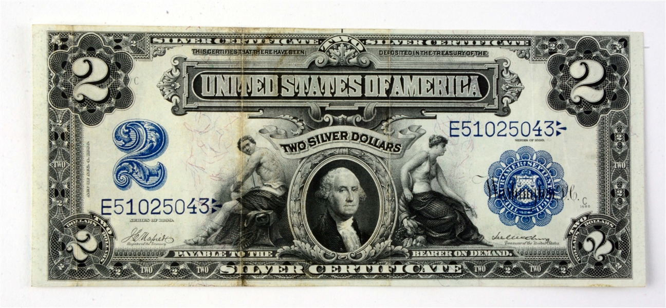 $2.00 1899 SILVER CERTIFICATE FR 253.