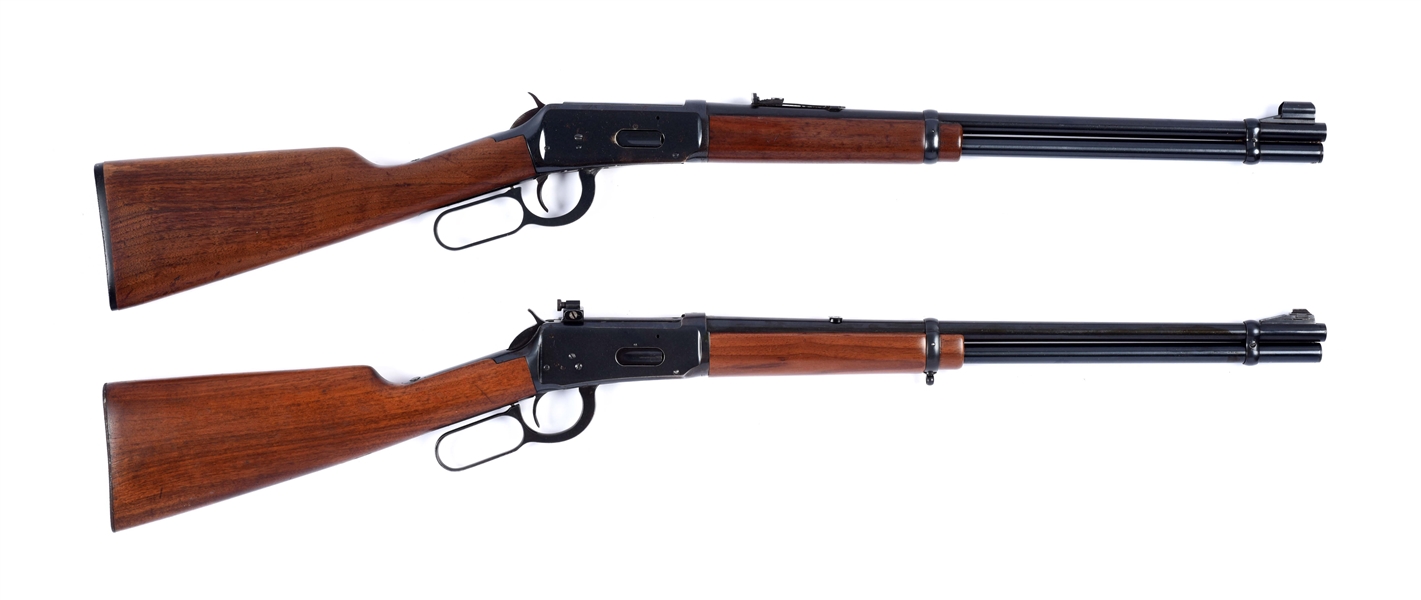 (M) LOT OF 2: WINCHESTER MODEL 1894 LEVER ACTION CARBINES.