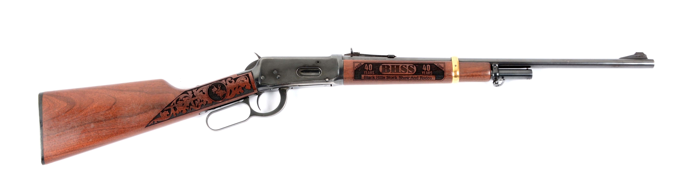 (M) WINCHESTER MODEL 1894 BHSS 40TH ANNIVERSARY LEVER ACTION RIFLE.