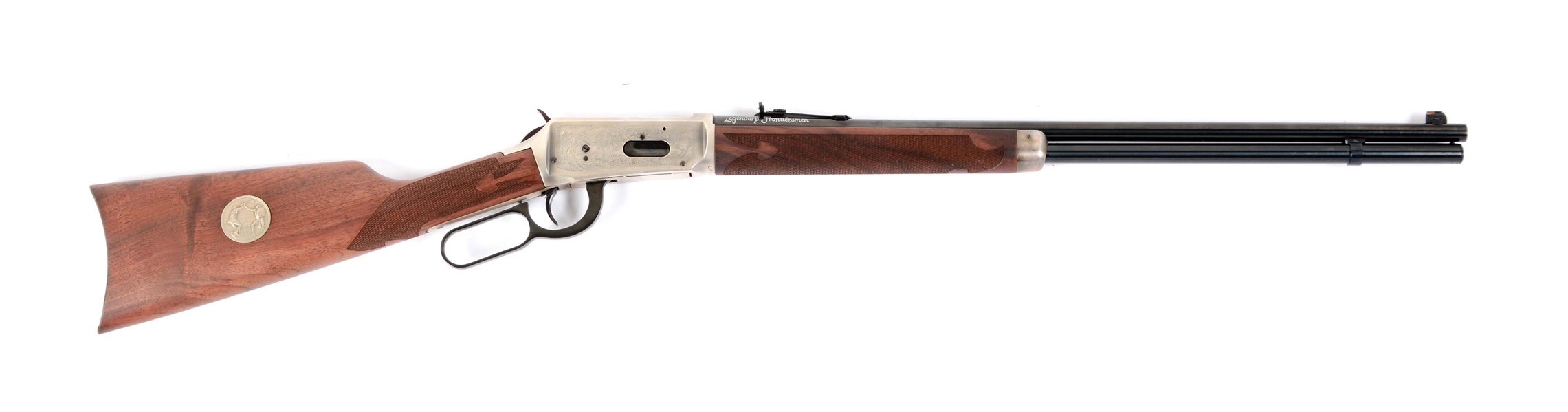 (M) BOXED WINCHESTER LEGENDARY FRONTIERSMAN MODEL 94 LEVER ACTION RIFLE.