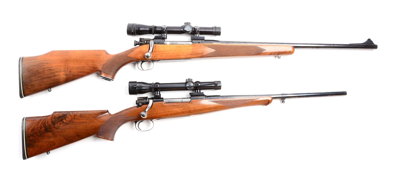 (C) LOT OF 2: BOLT ACTION SPORTING RIFLES.