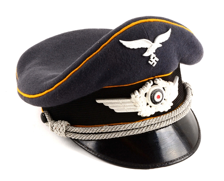 WWII GERMAN LUFTWAFFE FLIGHT/ FJ NCO VISOR CAP.