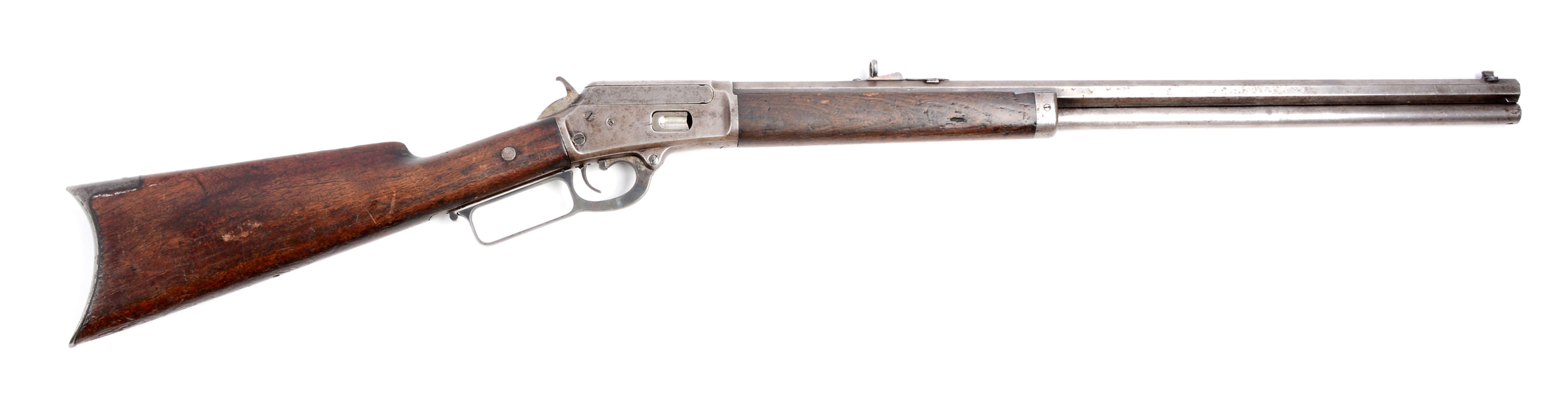 (A^) MARLIN MODEL 1889 LEVER ACTION RIFLE.