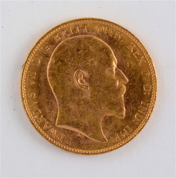 GOLD 1906 P AUSTRAILIA SOVEREIGN.