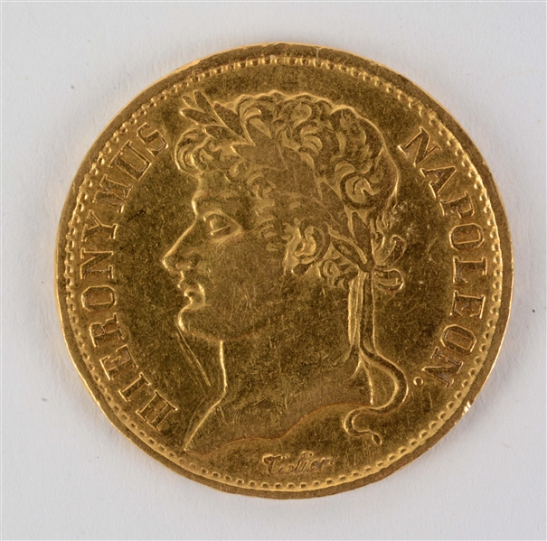 GOLD 1811 C WESTPHALIA, CASTELLS 20 FRANCS.