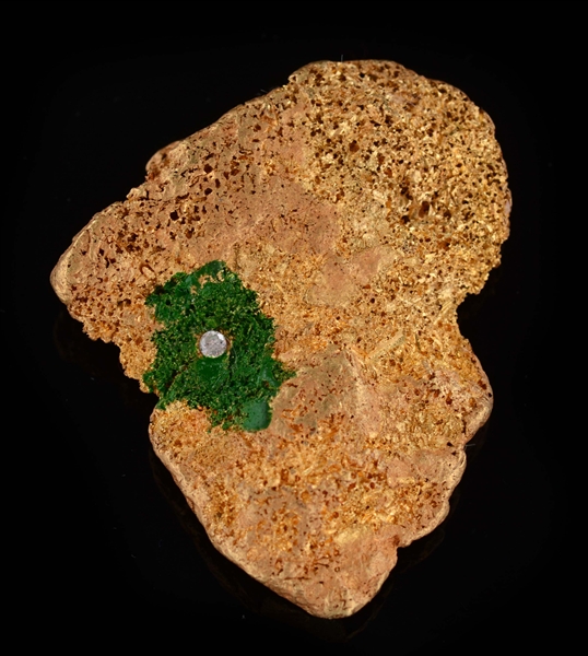 AFRICA SHAPED GOLD NUGGET PRESENTED TO MUHAMMAD ALI IN ZAIRE.