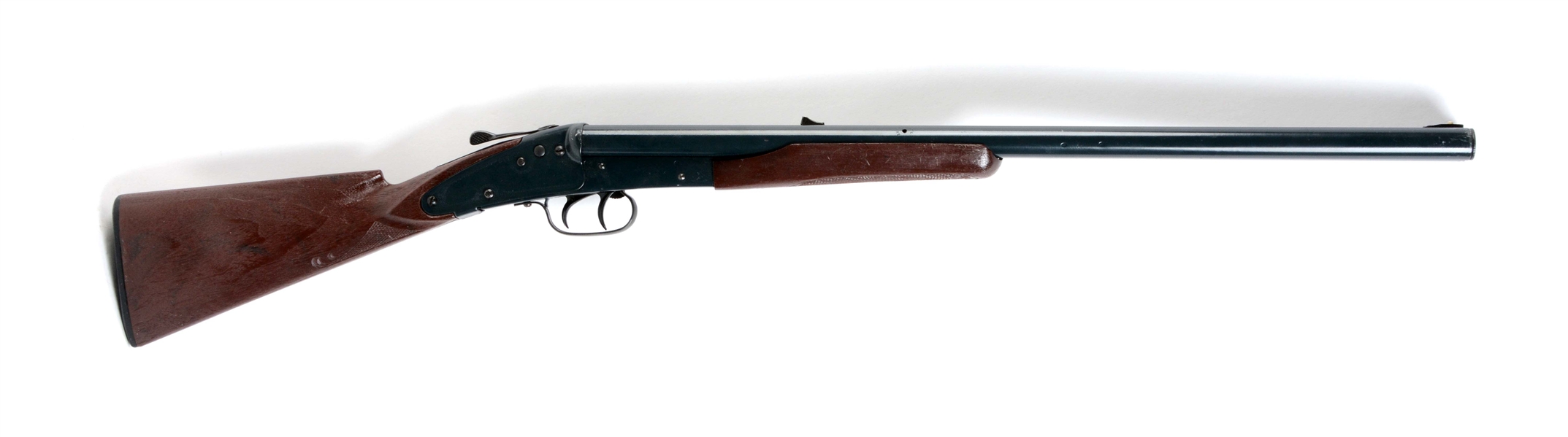DAISY MODEL 21 SIDE BY SIDE AIR RIFLE.