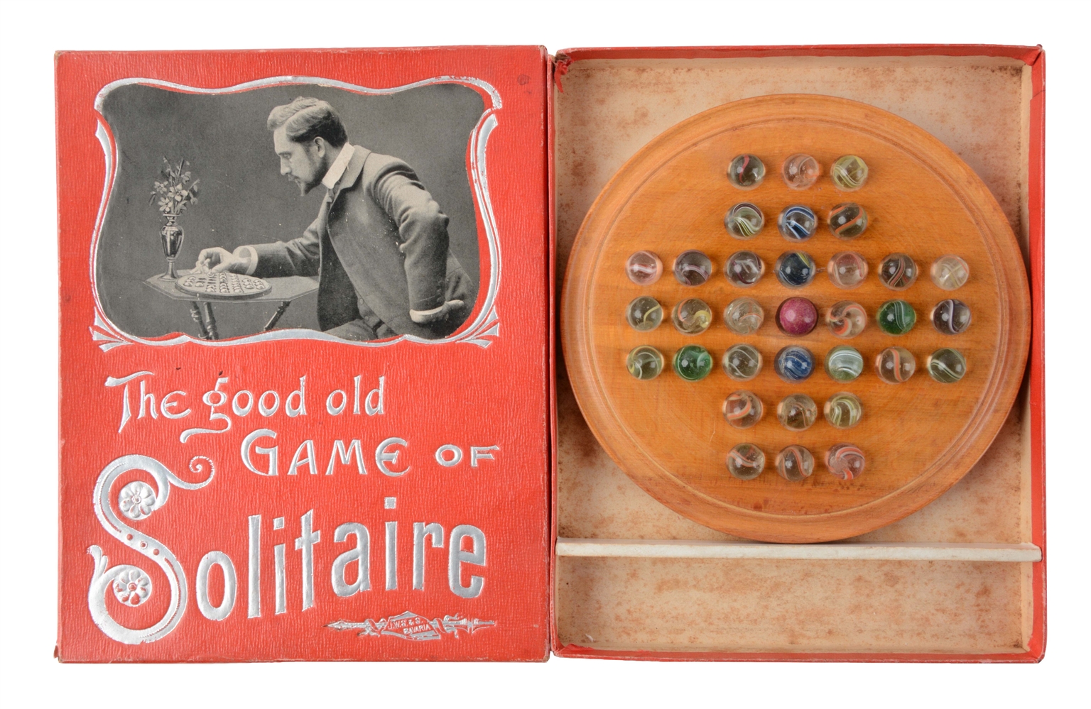 SOLITAIRE GAME BY J.W. S&S BAVARIA.