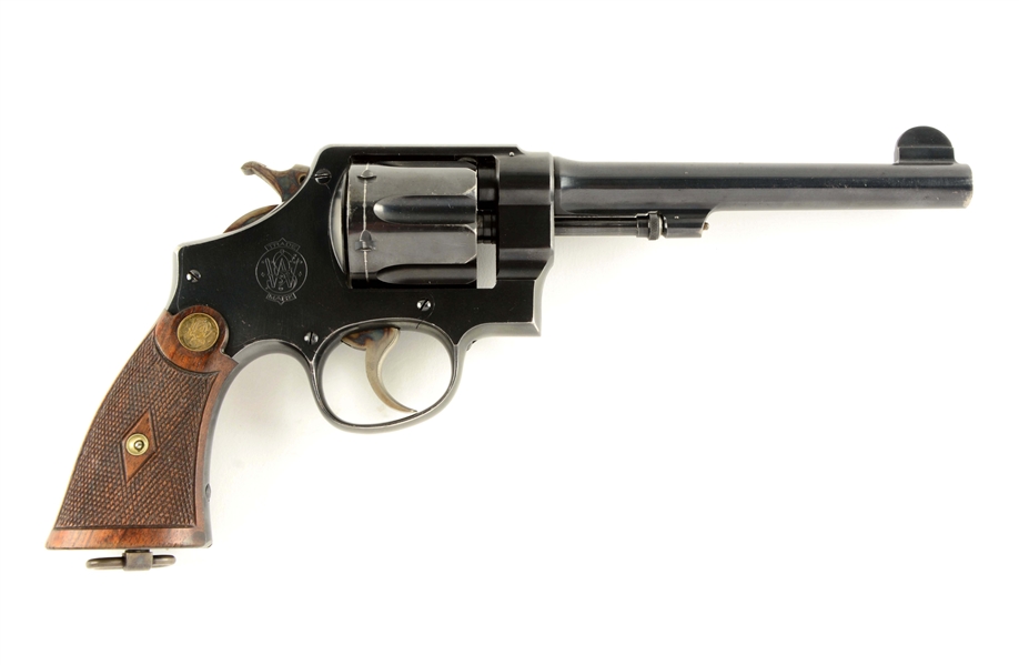 (C) S&W HAND EJECTOR DOUBLE ACTION REVOLVER (.455).