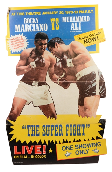 LOT OF 4: ITEMS FROM THE ALI AND MARCIANO SUPERFIGHT.