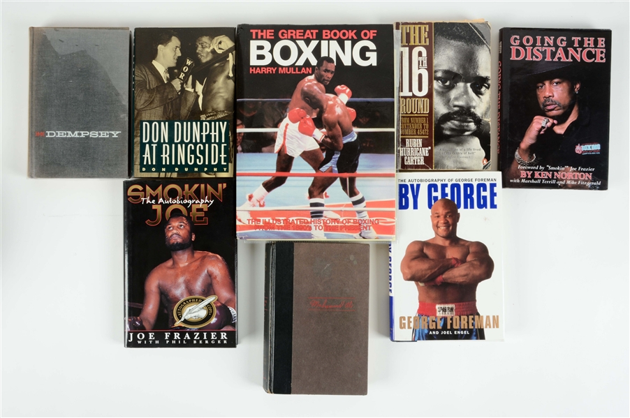 LOT OF 7: VARIOUS BOXING BOOKS.