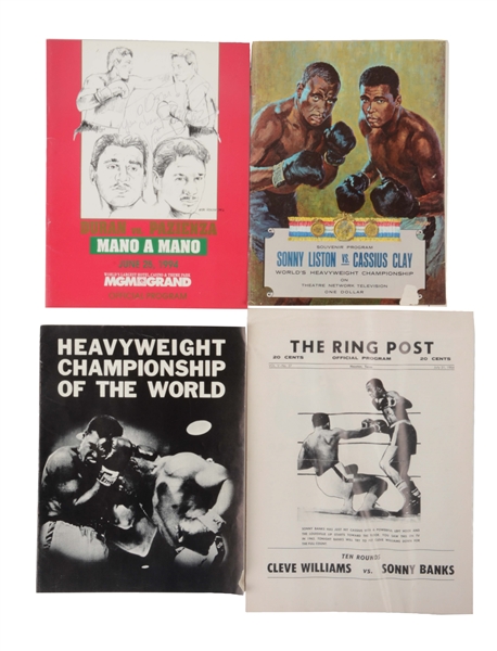 LARGE LOT OF MUHAMMAD ALI AND OTHER BOXING MEMORABILIA.
