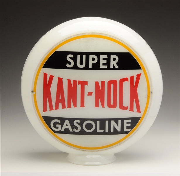 KANT-NOCK SUPER GASOLINE 13-1/2" GLOBE LENSES.