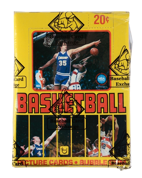 1979 TOPPS BASKETBALL UNOPENED WAX BOX (BBCE WRAPPED).