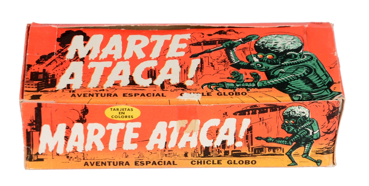 1965-66 MARTE ATACA / MARS ATTACKS ARGENTINAN DISPLAY BOX.