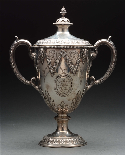ENGLISH SILVER COURSING TROPHY.