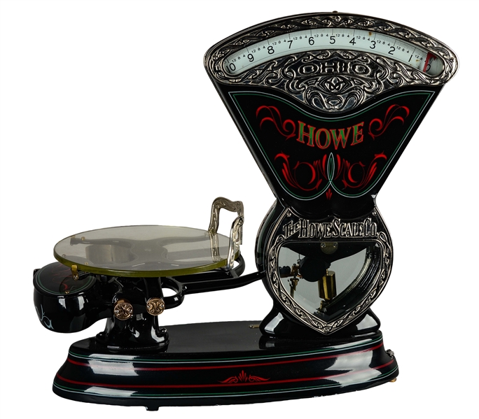 THE HOWE SCALE CO. 10LB SCALE. 