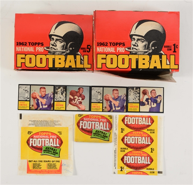 1962 TOPPS FOOTBALL ARCHIVE COLLECTION.