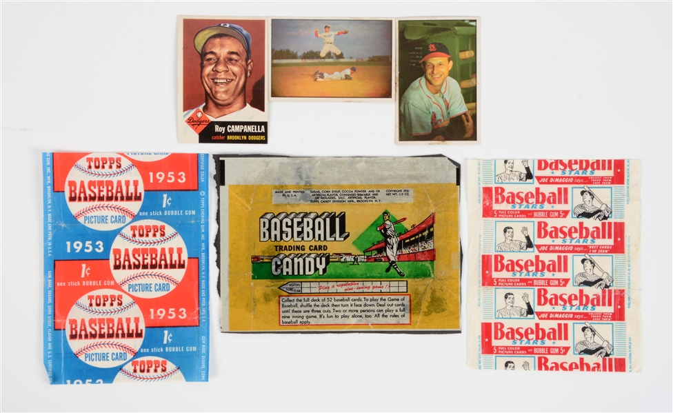1951 - 1955 TOPPS AND BOWMAN BASEBALL ARCHIVE.
