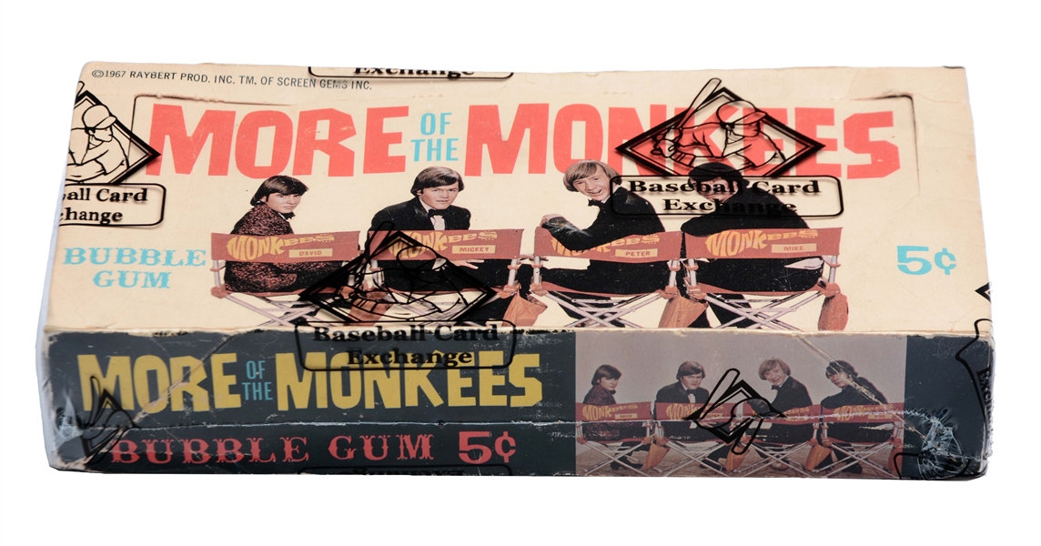 1967 DONRUSS MORE OF THE MONKEES UNOPENED WAX BOX (BBCE).