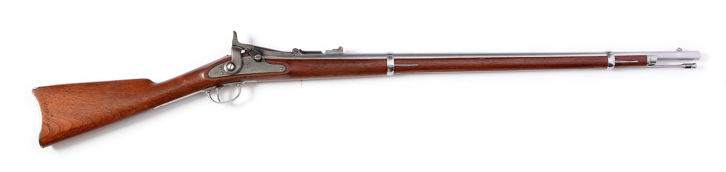 (A) EXTREMELY RARE U.S. SPRINGFIELD MODEL 1867 "CADET" TRAPDOOR RIFLE.