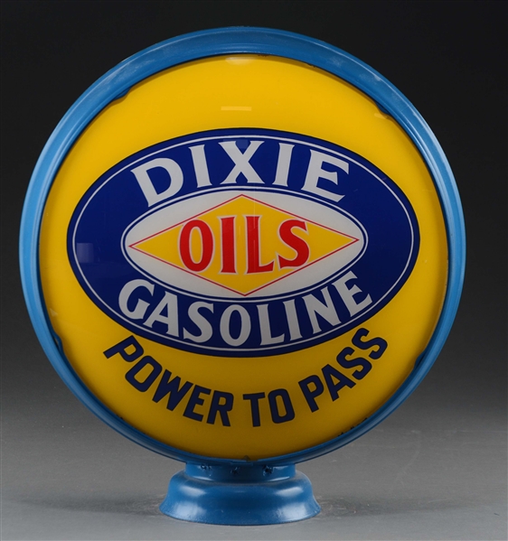 DIXIE GASOLINE POWER TO PASS 15" COMPLETE GLOBE.