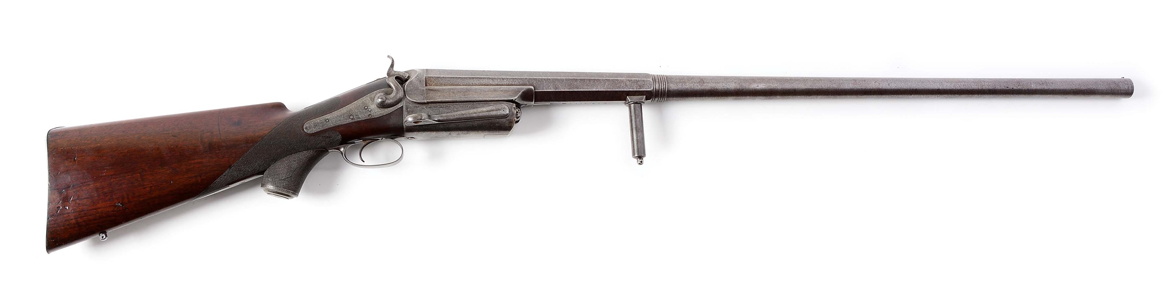 (A) MASSIVE 4 BORE WATERFOWLING PUNT GUN BY J.D. DOUGALL  OF EDINBURGH AND LONDON.