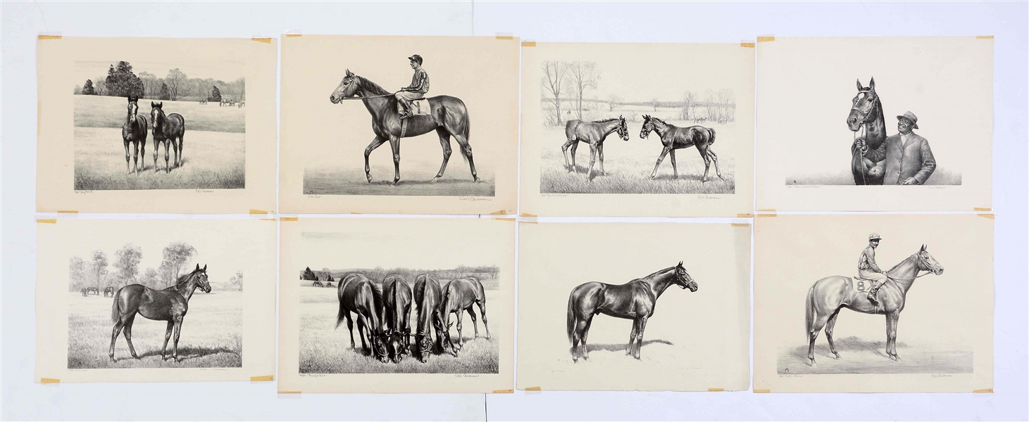 COLLECTION OF 24: CLARENCE WILLIAM ANDERSON (1891 - 1971) LITHOGRAPHS.