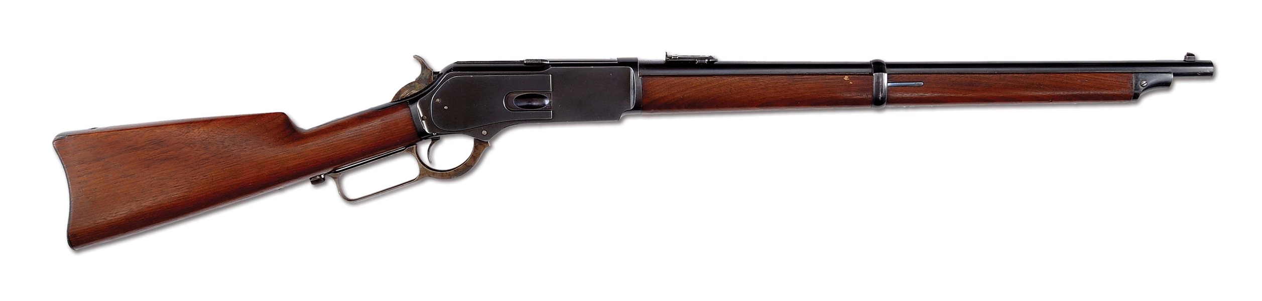 (A) FANTASTIC AS NEW WINCHESTER MODEL 1876 .45-60 CARBINE WITH DOCUMENTATION (1887).