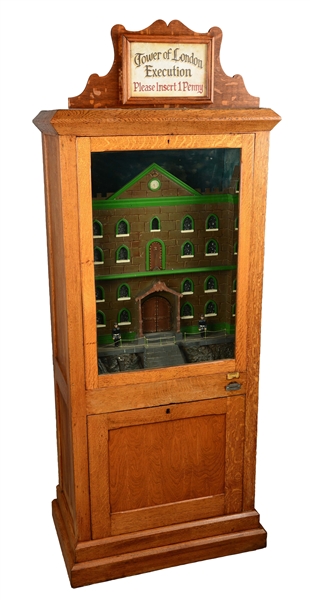 1¢ TOWER OF LONDON EXECUTION LIVE MODEL ARCADE MACHINE. 