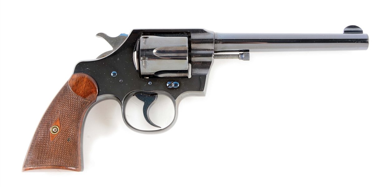 (C) EARLY NEAR NEW HIGH POLISH COLT ARMY SPECIAL DOUBLE ACTION REVOLVER (1911).