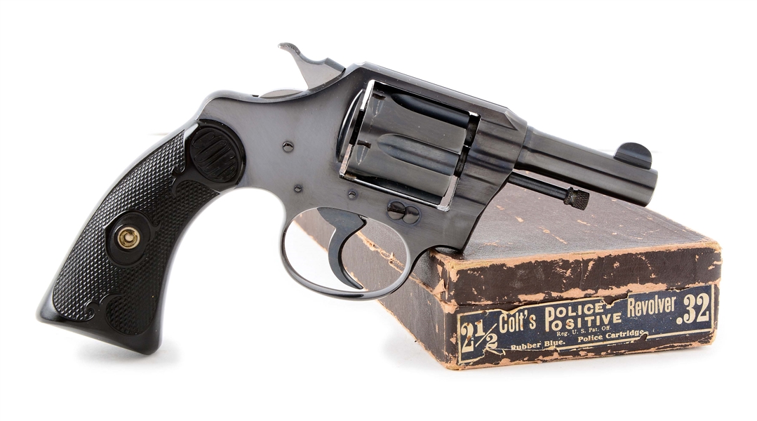 (C) BOXED COLT POLICE POSITIVE 2-1/2" DOUBLE ACTION REVOLVER (1923).
