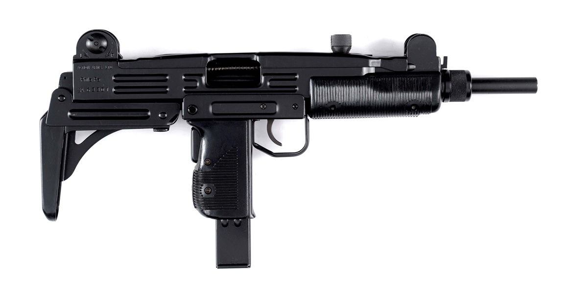 (N) FLEMING REGISTERED AUTO SEAR IN MINTY ACTION ARMS UZI MACHINE GUN (FULLY TRANSFERABLE).